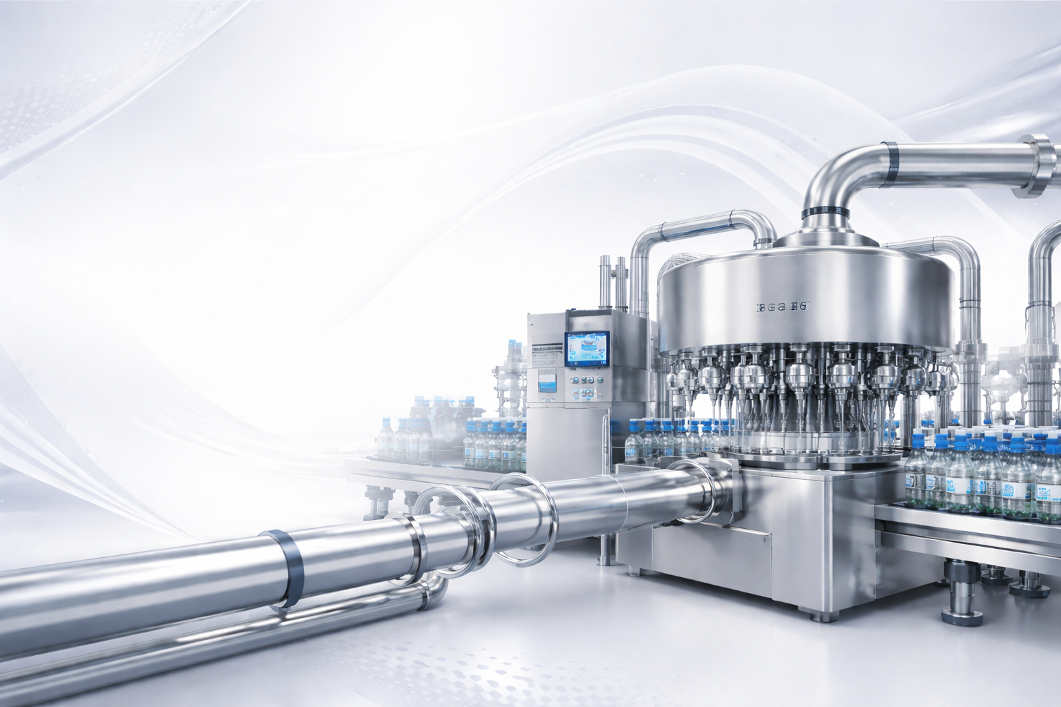 High-speed bottling line